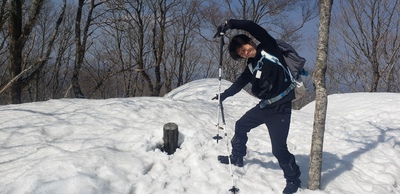 臥龍山でプチ雪山気分!? 臥龍山でプチ雪山気分!?