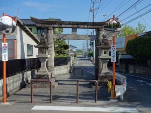 肥前鳥居その24 、佐賀県四面神社
