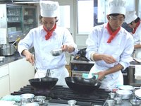 中国料理の実技試験
