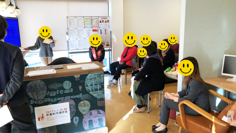 卒業制作講評会!!12/7 卒業制作講評会!!12/7