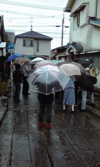 雨も悪いことばかりではないかも？10月25日の恵比須ツアー。