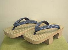 夏用 ゴマ竹下駄