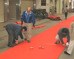 白山おひなさまめぐり準備 1
