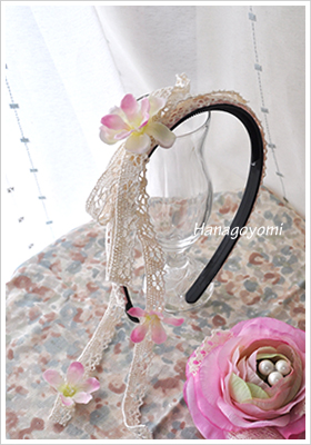 カチューシャ・造花・ピンク-ribbon.jpg