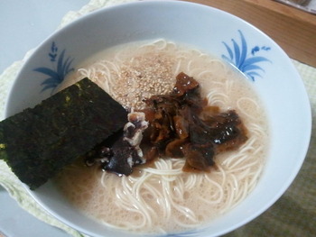 七草とラーメン