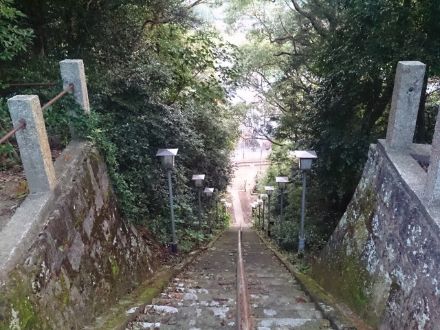相知　熊野神社　階段