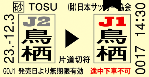 リアルサイズ『J1片道きっぷ』PDF