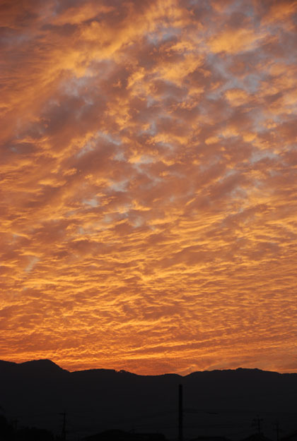 伊万里の夕焼け