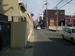 震災から17年目を迎えた神戸鷹取中学校