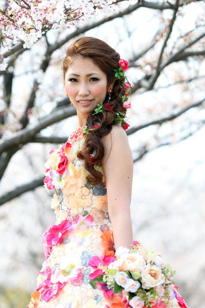 桜前撮り！！WEDDING！！！