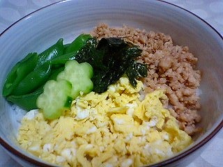 三色そぼろ丼レシピ