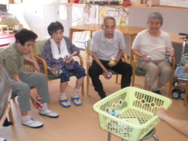 武雄市山内町,老人ホーム爽風館の運動会
