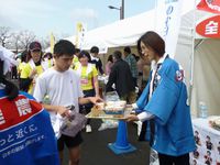 佐賀県産でおもてなし「さが桜マラソン２０１５」