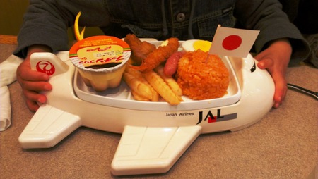 飛行機ランチ