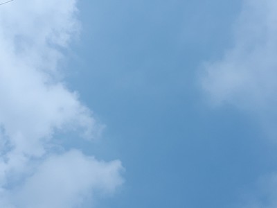 久しぶりの青空 久しぶりの青空