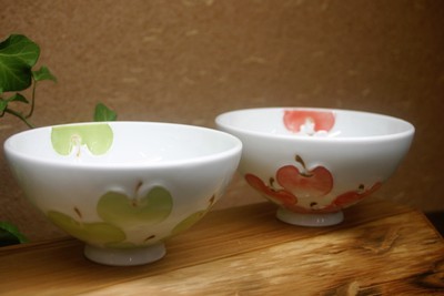 伊万里焼 りんごの器 伊万里焼 りんごの器