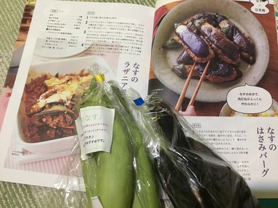 白茄子の天ぷら弁当