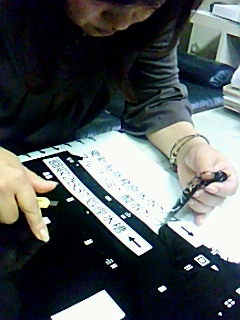シール製作中!!