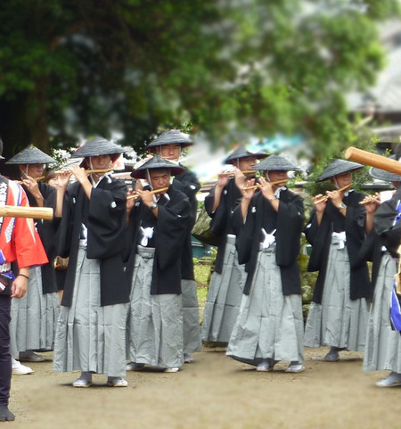 青幡神社 浮立