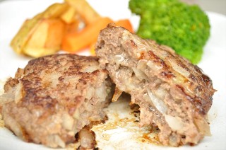 100%佐賀牛と佐賀産たまねぎのハンバーグ 180g×5個セット