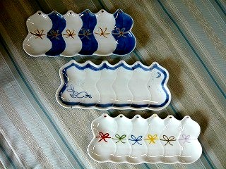 六つの瓢箪を並べて六瓢皿