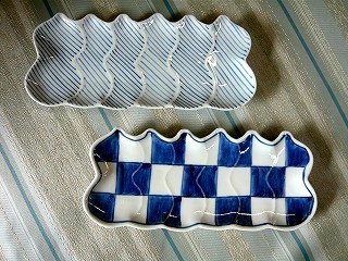 六つの瓢箪を並べて六瓢皿