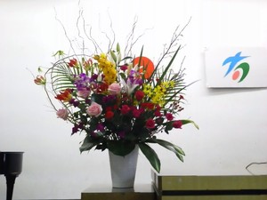 有田小学校卒業式の花