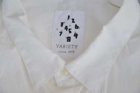 レディースの『varietyオリジナルシャツ』が再入荷しました。 レディースの『varietyオリジナルシャツ』が再入荷しました。
