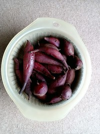 屑芋を蒸してみた