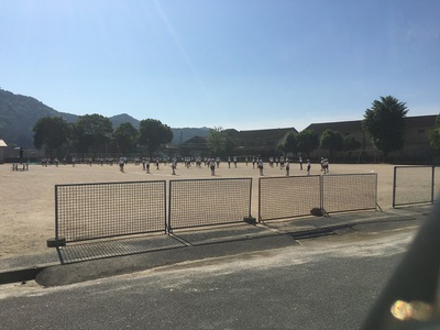 大山小学校体育大会練習