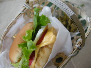 ひと手間で・・豪華ハンバーガー？
