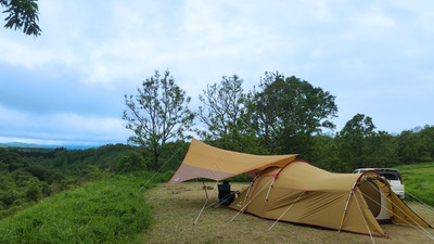 アウトドアショップ ベースキャンプ スタッフブログ 熊本 阿蘇 茶屋の原キャンプからの烏帽子 杵島登山