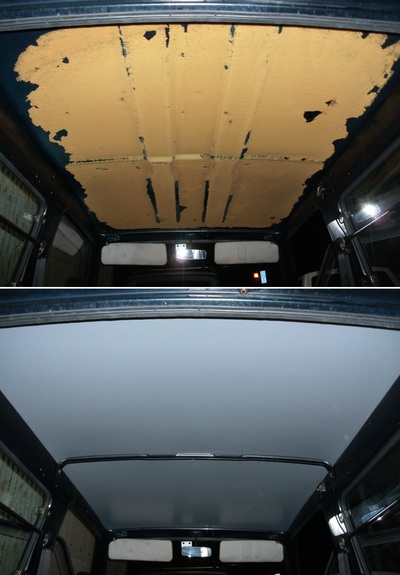シューカンパニー:JA11 ジムニー 天井 垂れ剥がれ 補修