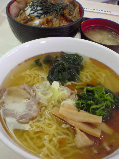塩ラーメン食べた
