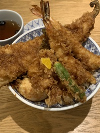 日本橋で天丼ランチ