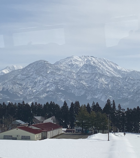 トンネルを出ると雪国だった。