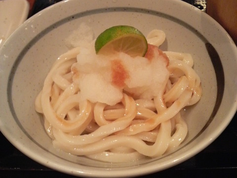 １度で２回美味しい・・・うどん