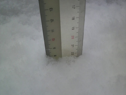 積雪８ｃｍ　みやき町綾部