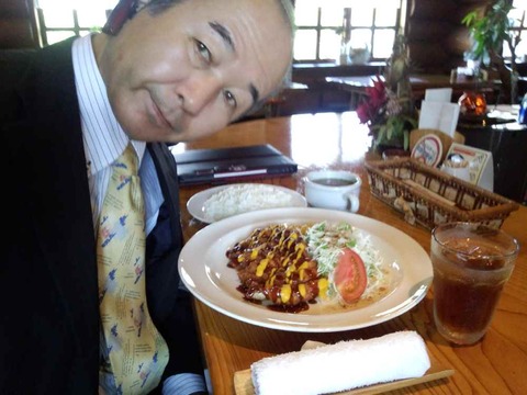 木こりさんでランチ