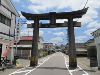 鹿島城下・松蔭神社大鳥居