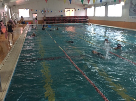 有田小学校水泳授業