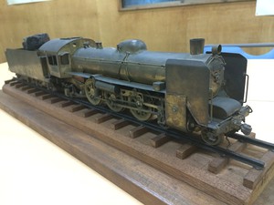 手作り鉄道模型。蒸気機関車!!