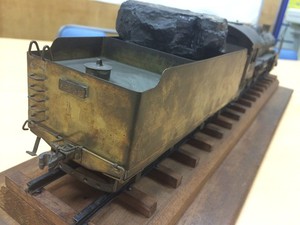 手作り鉄道模型。蒸気機関車!!
