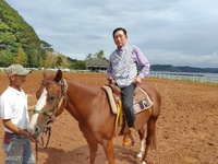 平戸にて乗馬
