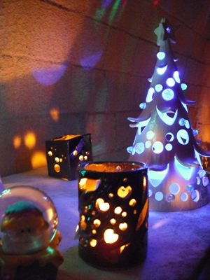 クリスマスツリー展示販売会　初日