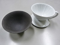 「コーヒーフィルター」と「ひしぼうろ」