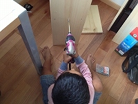 DIY　本棚つくり