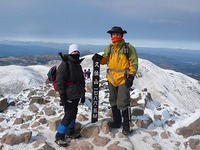 ２０１３年初登山、雪の久住山