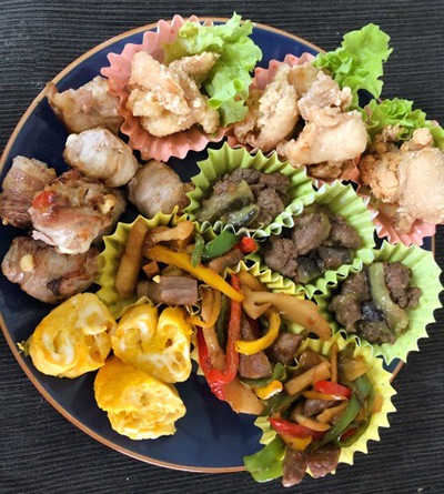 中華お弁当っぽい感じ