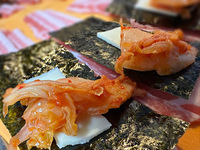 キムチ海苔チーズ肉巻き